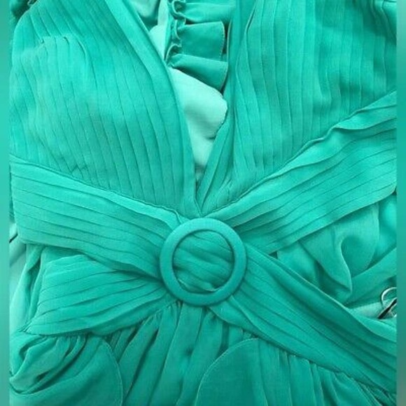 PatBo Cyan Flutter Sleeve Maxi Dress - Picture 15 of 16